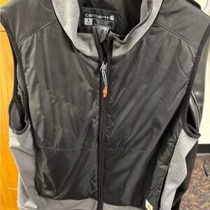 Carhartt Black and Gray Vest Heated